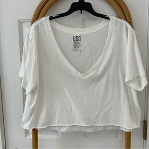 Great condition white crop tee